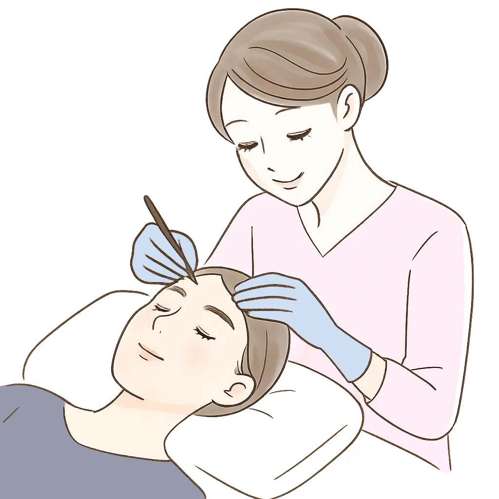 施術イメージイラスト